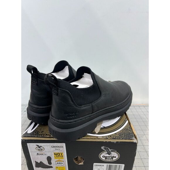 Georgia Boot Men's Romeo Superlyte Soft Toe 5” Work Boots Black Sz. 11 - Picture 3 of 14